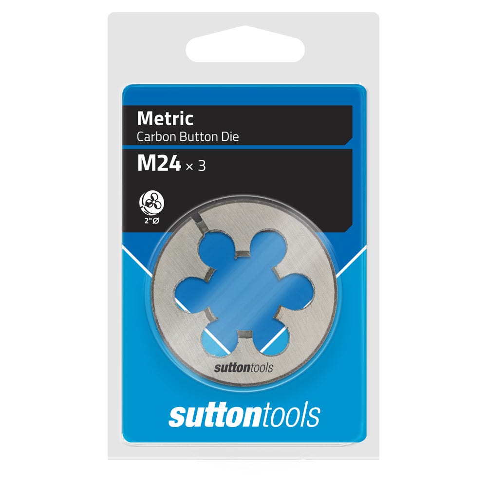 SUTTON M24 x 3.0 2inch OD Button Die M4022400