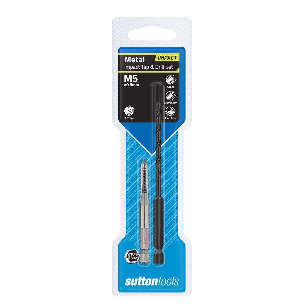 SUTTON M5 1 4inch Hex Impact Tap and Drill Set M1050500