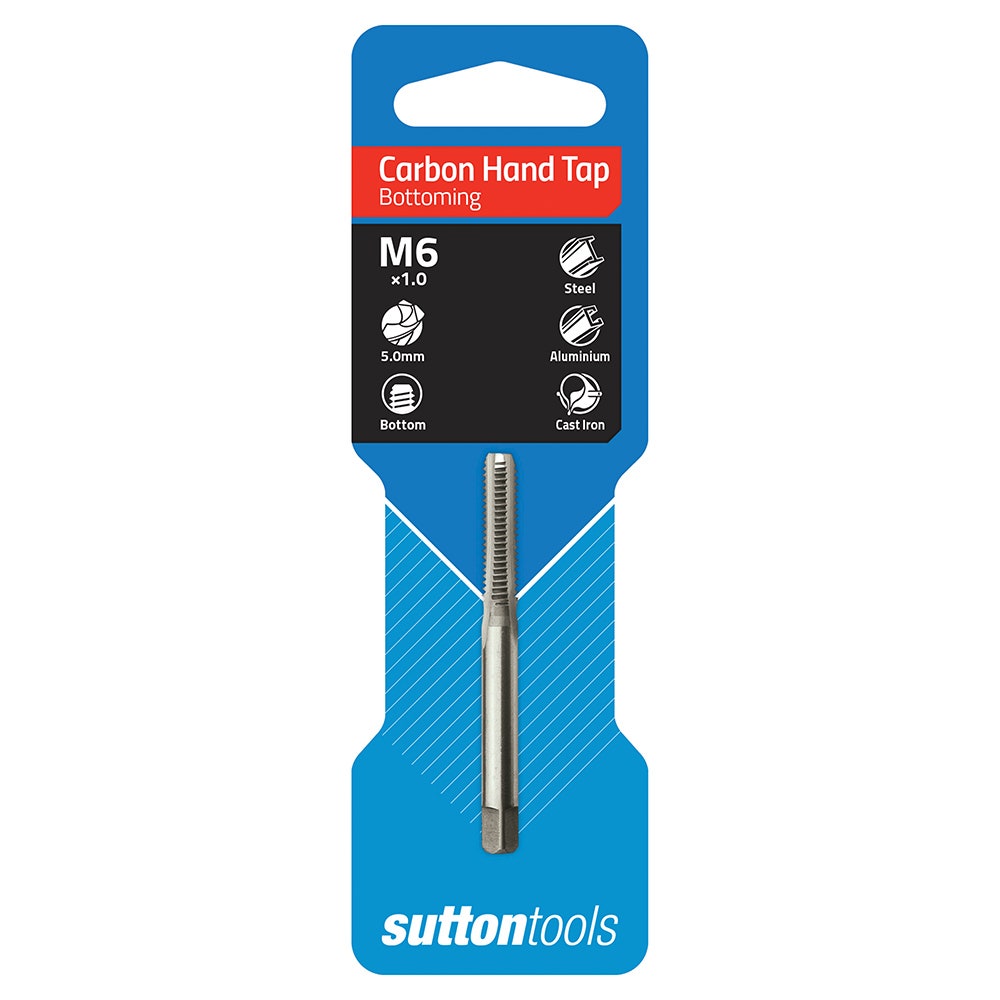 SUTTON M6 x 1.0 Bottom Tap Carbon Hand