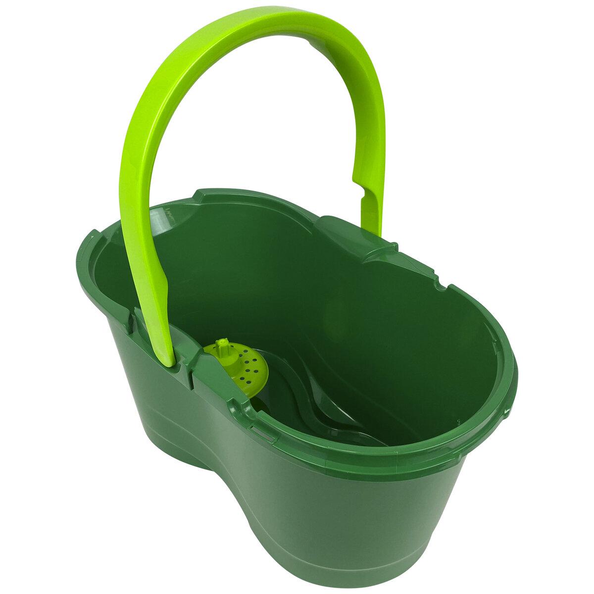 Sabco 2 Action Clean Spin Mop And Bucket
