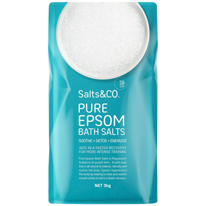 Salts and Co Pure Epsom Bath Salt 4 x 3kg
