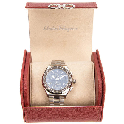 Salvatore Ferragamo 1898 Chrono Sport Guilloch Dial Men's Watch SFUI00821
