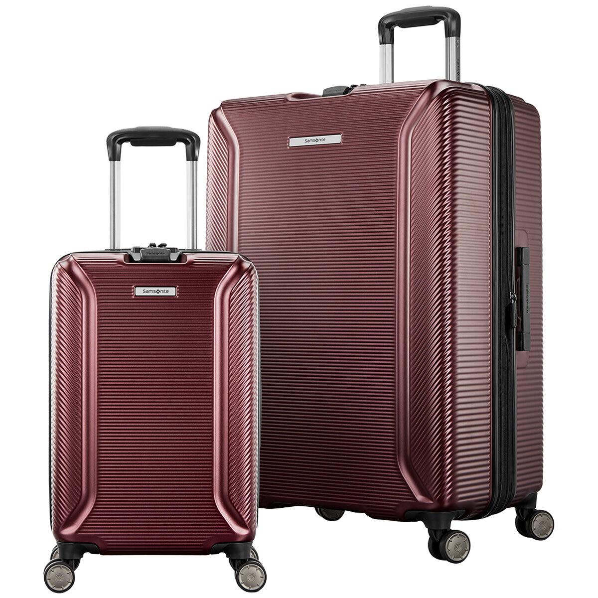 Samsonite Element XLT Luggage 2 Piece Set Silver