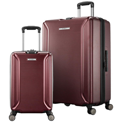 Samsonite Element XLT Luggage 2 Piece Set Silver