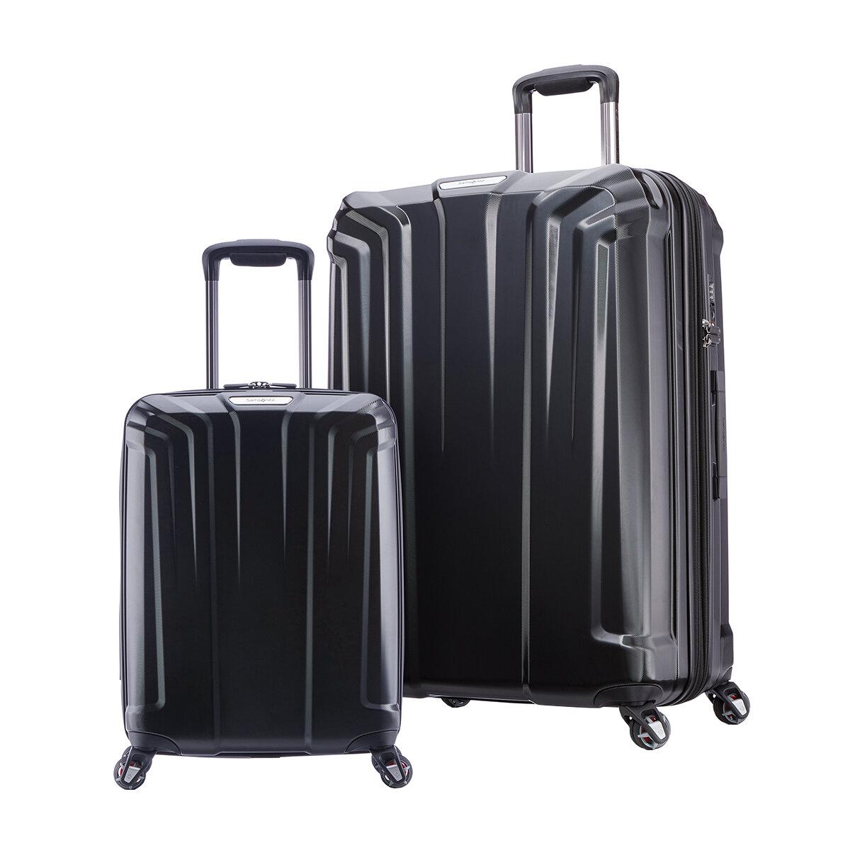 Samsonite Endure 2 Piece Hardside Luggage Set Jet Black