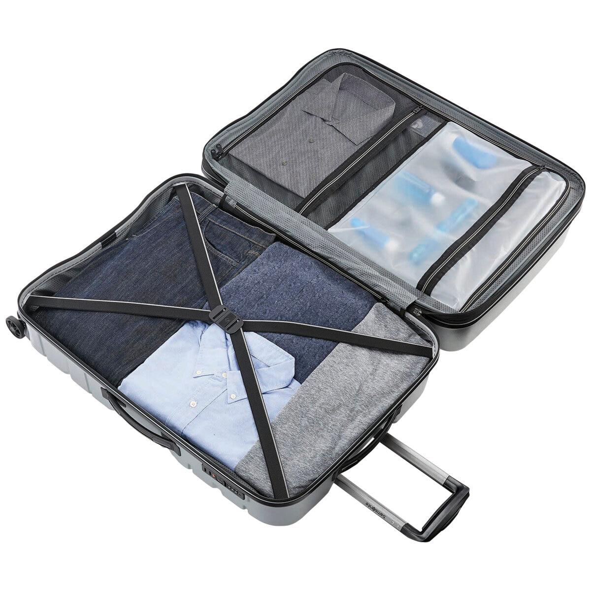 Samsonite Tech 3 Hard Case Suitcase 2 Piece 2 Piece Sliver