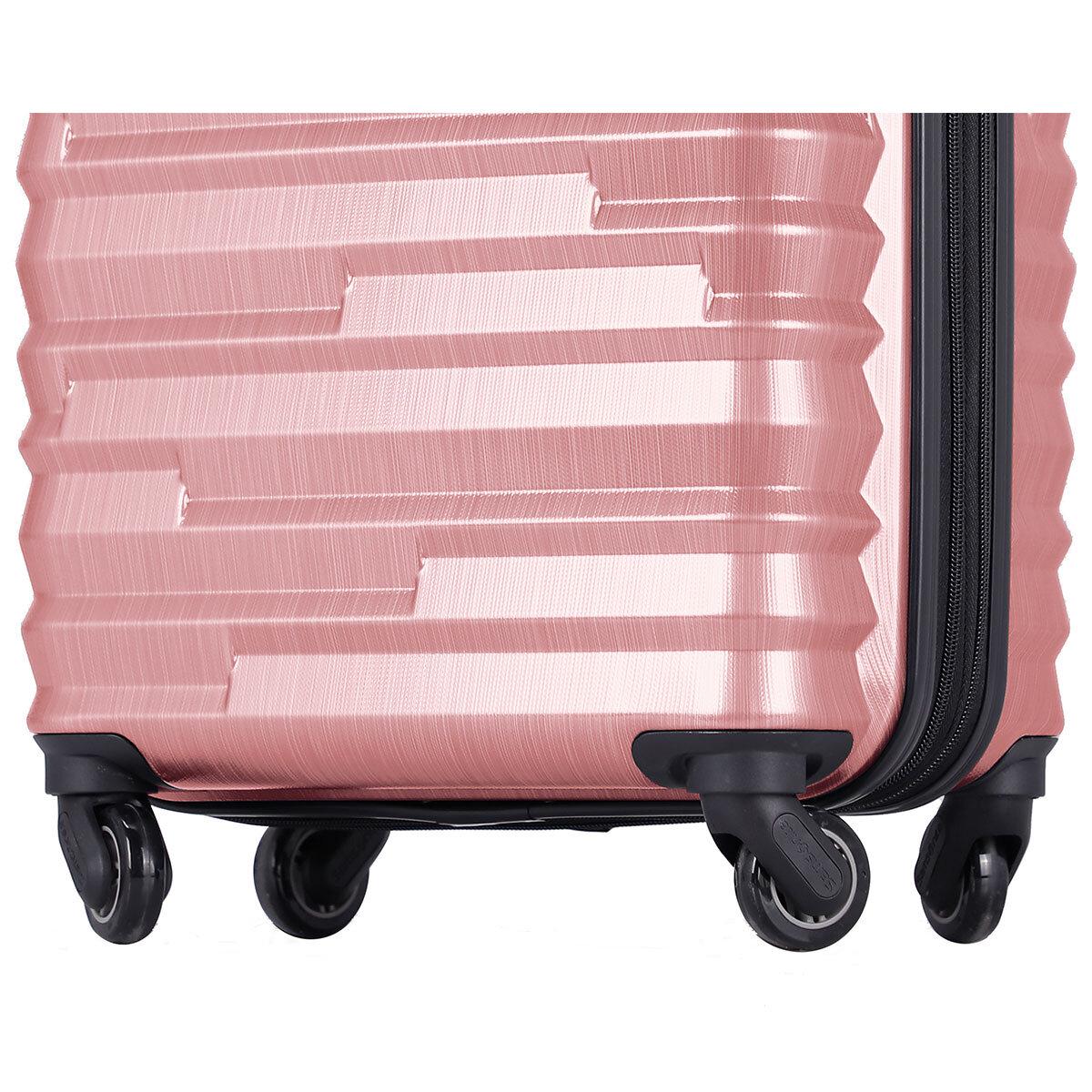 Samsonite Zipplus Carry On Luggage Rose Gold