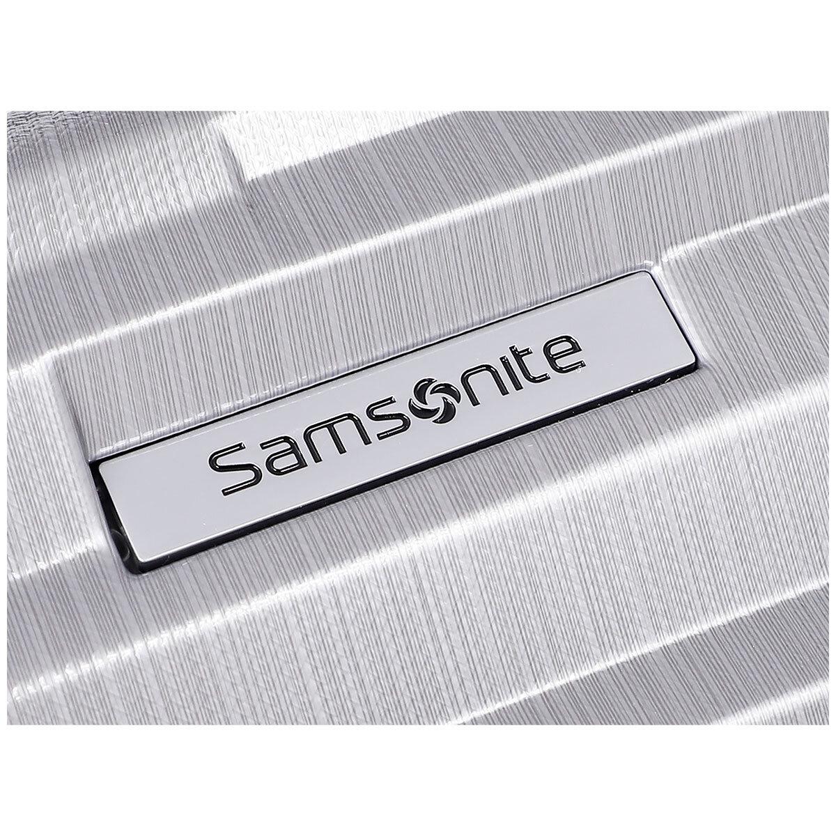 Samsonite Zipplus Carry On Luggage Silver Oxide