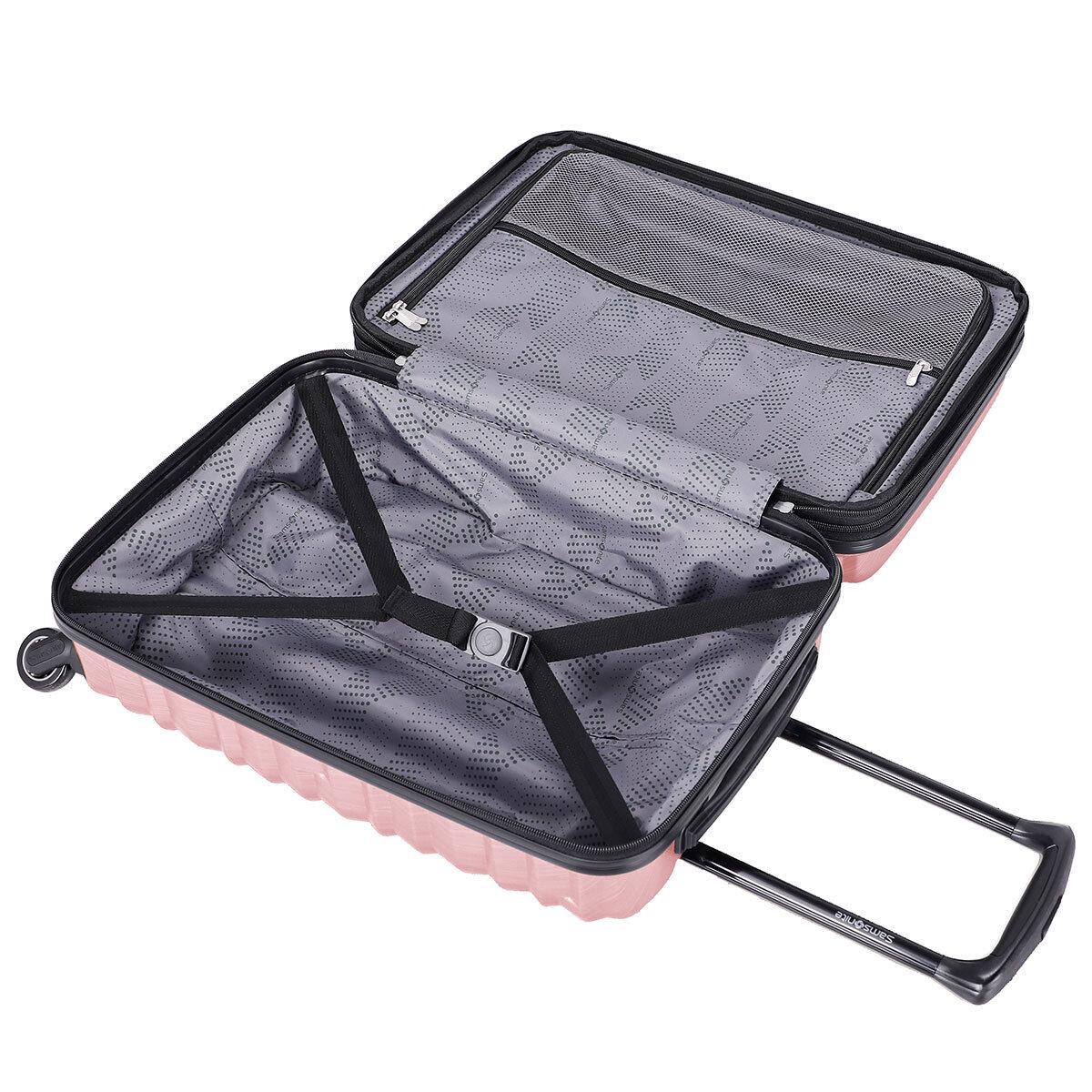Samsonite Zipplus Carry On Luggage Rose Gold