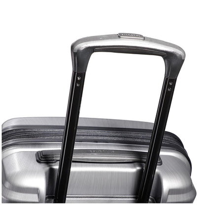 Samsonite Zipplus Carry On Luggage Silver Oxide