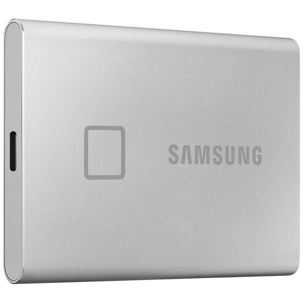 Samsung T7 Touch 1TB Portable SSD Silver MU-PC1T0S/WW