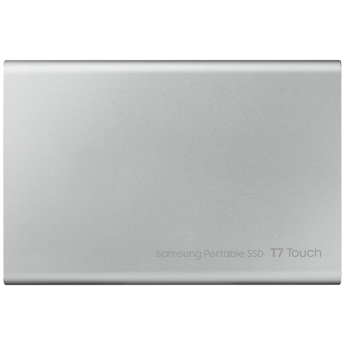 Samsung T7 Touch 1TB Portable SSD Silver MU-PC1T0S/WW