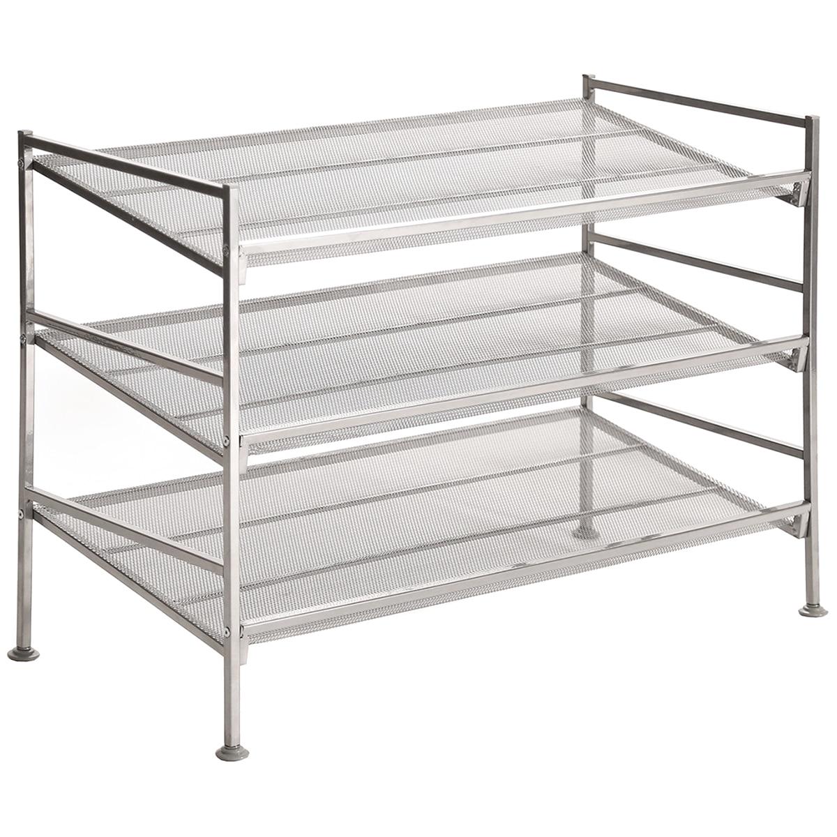 Seville Classics Shoe Rack 3 Tiers
