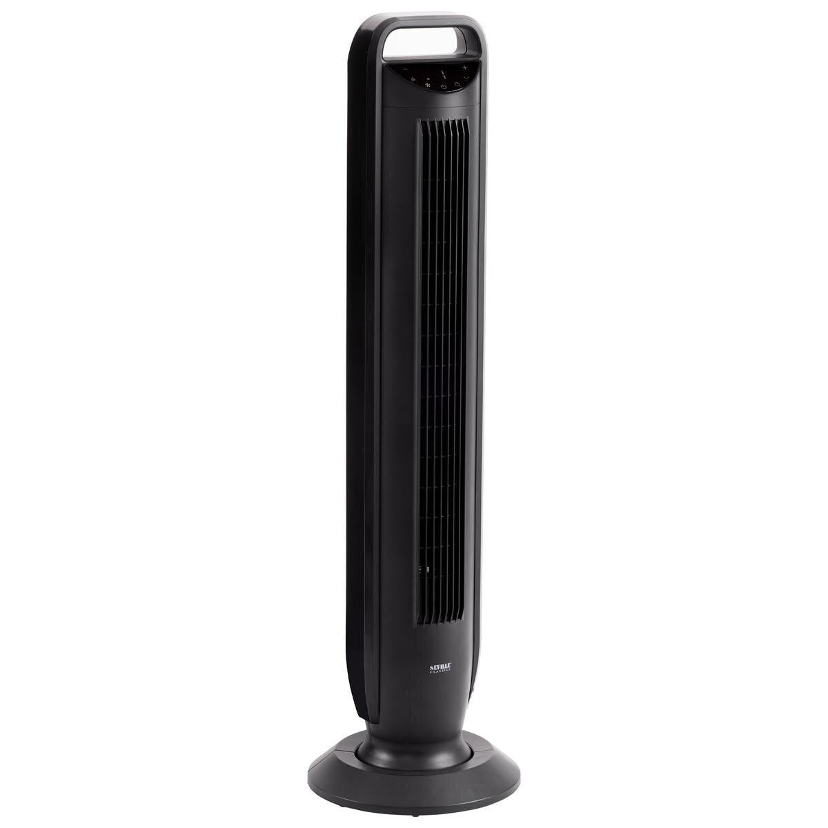 Seville Oscillating Tower Fan With Touch Control Black EHF10266