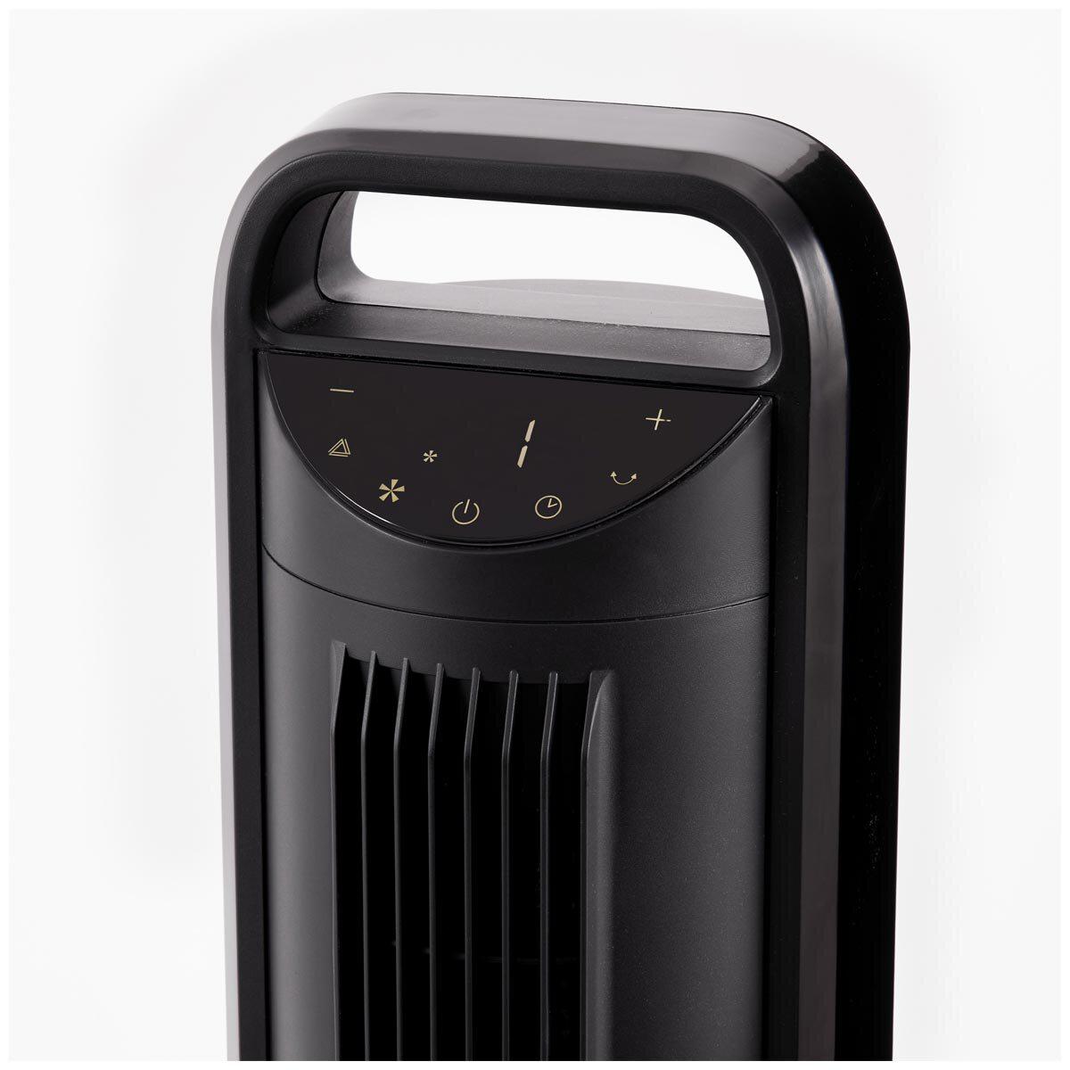 Seville Oscillating Tower Fan With Touch Control Black EHF10266