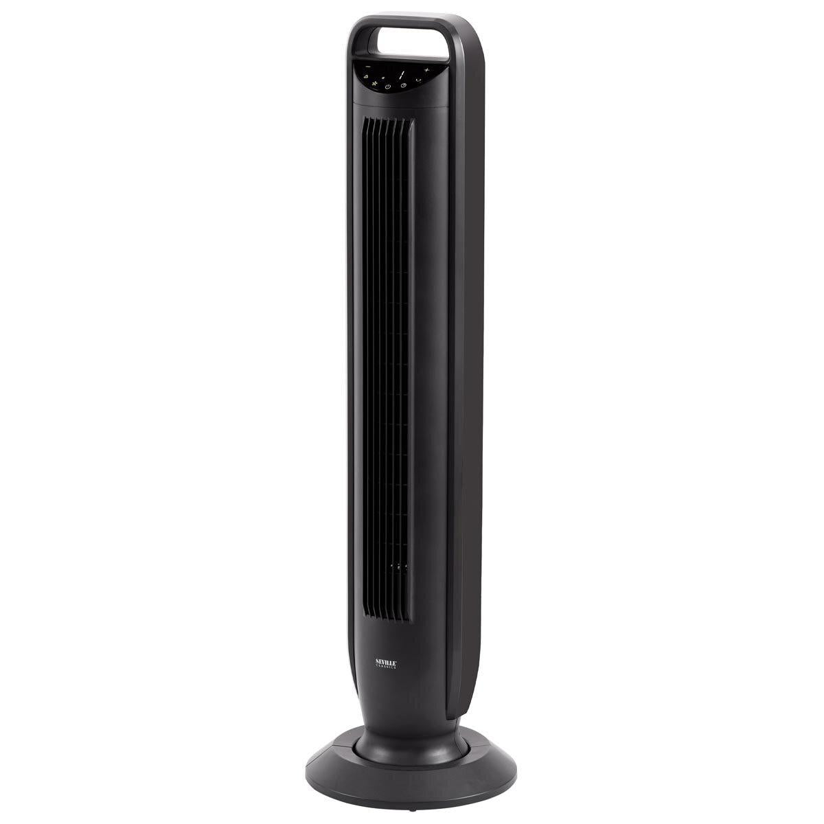 Seville Oscillating Tower Fan With Touch Control Black EHF10266