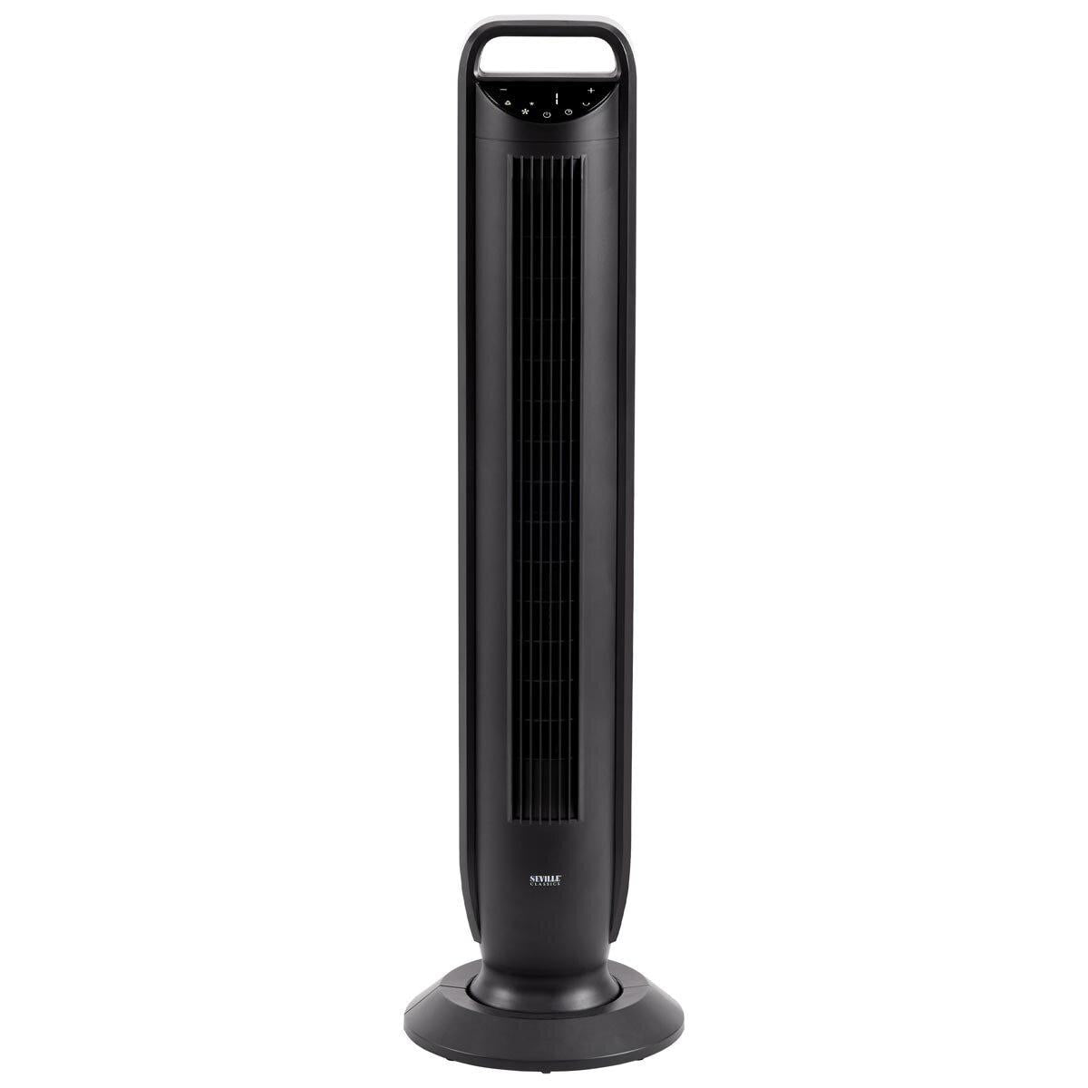 Seville Oscillating Tower Fan With Touch Control Black EHF10266