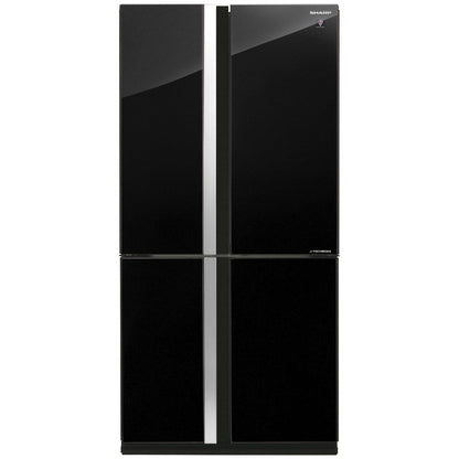 Sharp 605L French Door Black Refrigerator SJ-XP676FG-BK