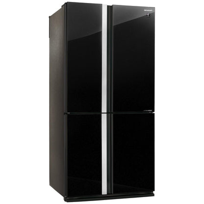 Sharp 605L French Door Black Refrigerator SJ-XP676FG-BK