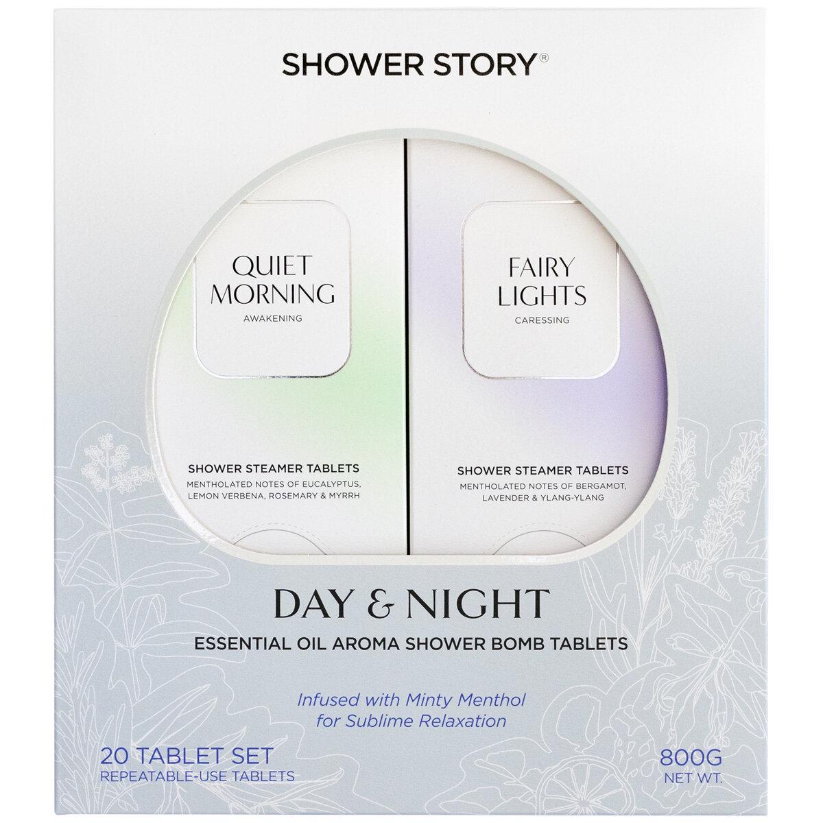 Shower Story Steamer Tablets Day And Night Twin Pack