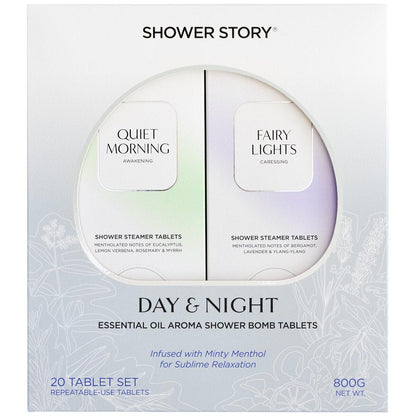Shower Story Steamer Tablets Day And Night Twin Pack