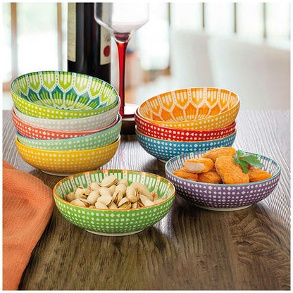 Signature Housewares 10 Piece Arrow Snack Bowl Set