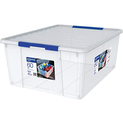Sistema Storage Organiser 60L - Clear
