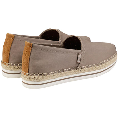 Skechers Women's Bobs Canvas Shoe Taupe