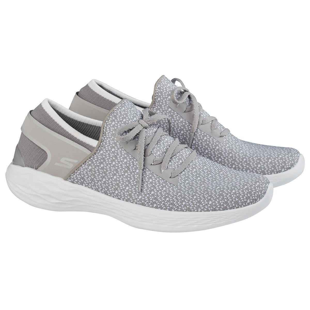 Skechers Women's Slip On Shoes Grey