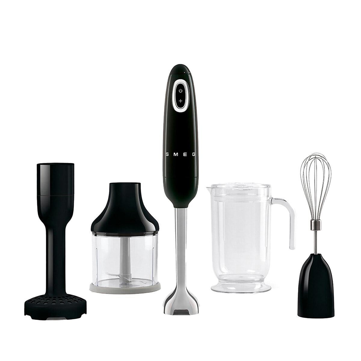 Smeg 50's Style Hand Blender Black HBF22BLAU