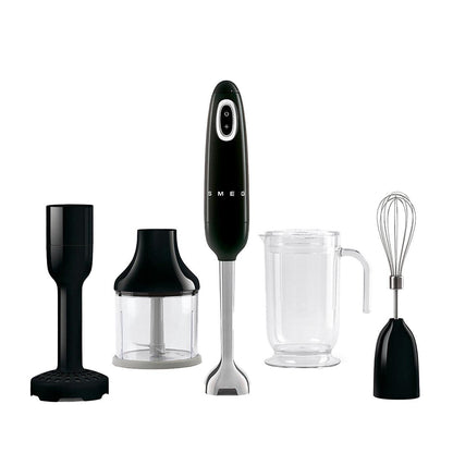 Smeg 50's Style Hand Blender Black HBF22BLAU