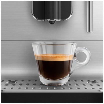 Smeg Bean To Cup With Steam Wand Coffee Machine BCC12BLMAU