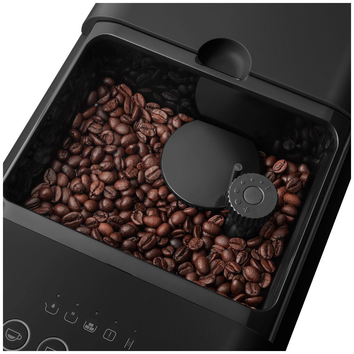 Smeg Bean To Cup With Steam Wand Coffee Machine BCC12BLMAU
