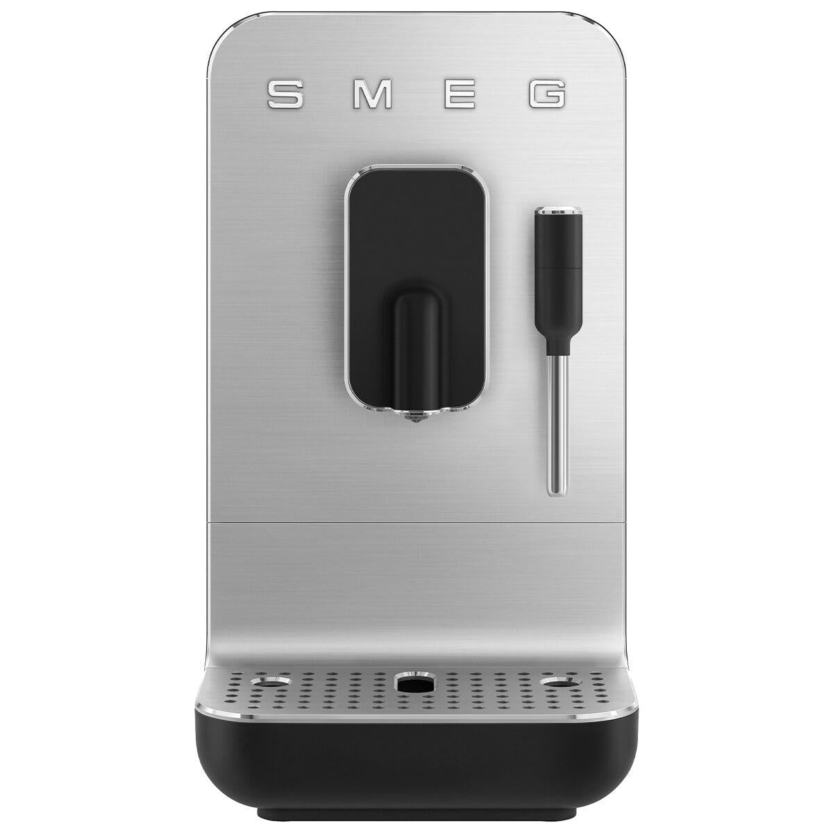Smeg Bean To Cup With Steam Wand Coffee Machine BCC12BLMAU