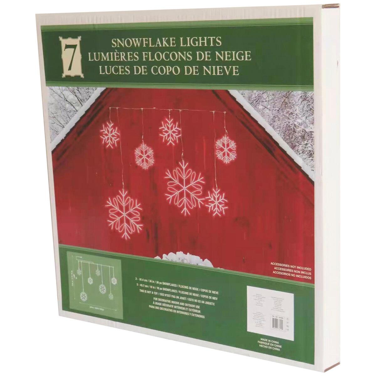 Snowflake Lights 7 Piece
