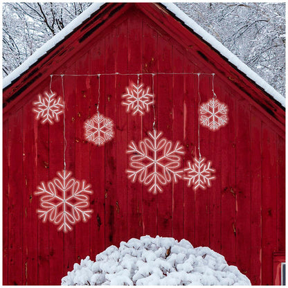 Snowflake Lights 7 Piece