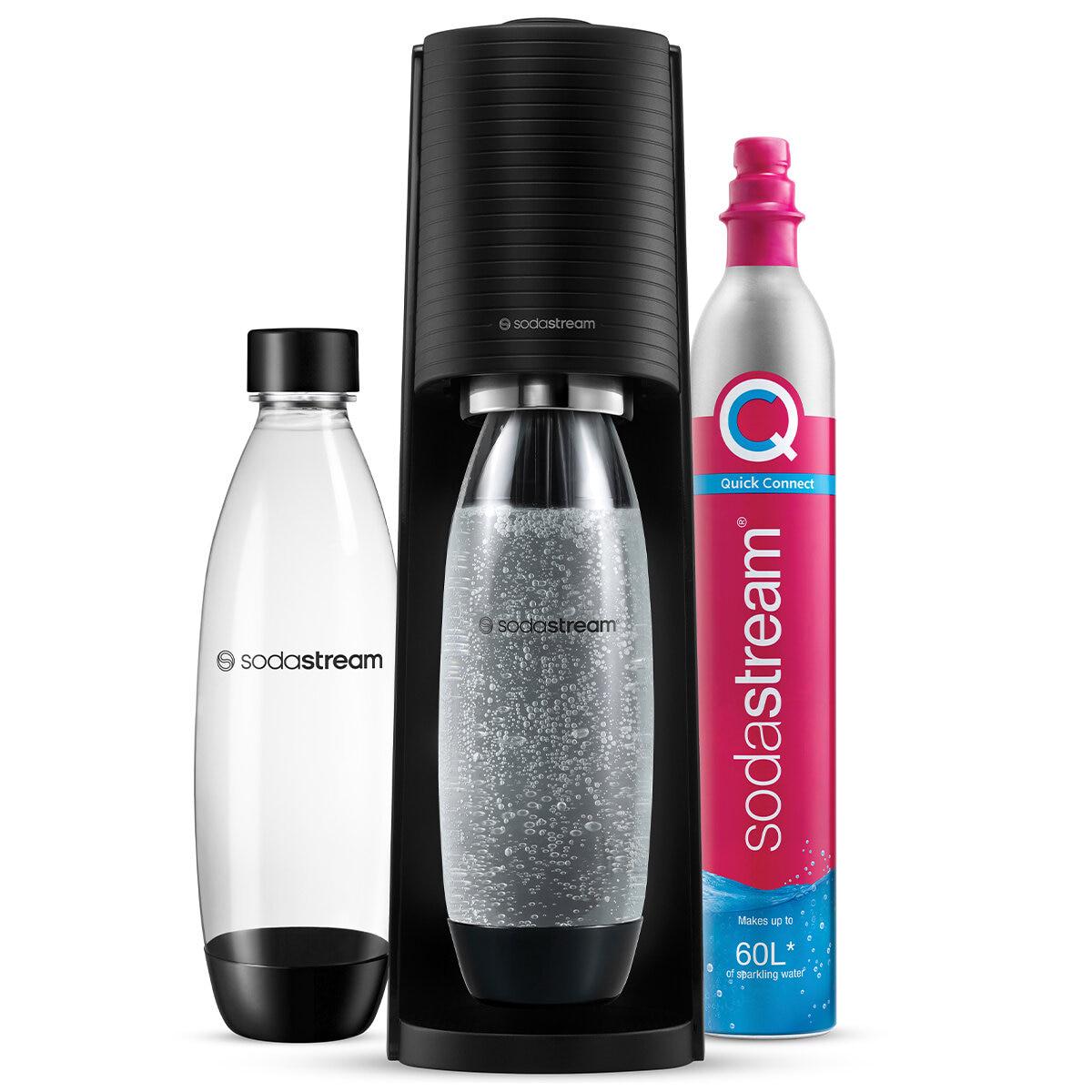 SodaStream Terra Sparkling Water Maker Value Pack Black 1012812610