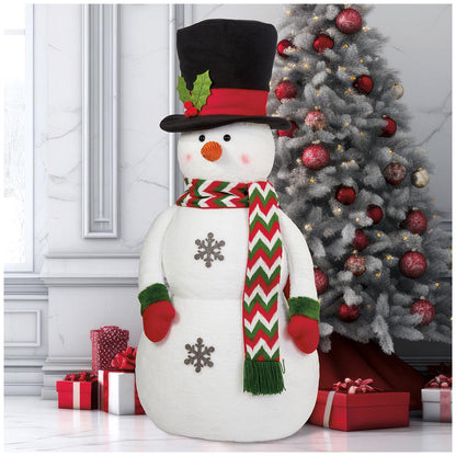 Soft Sculpture Snowman 1.2M Stocking Cap
