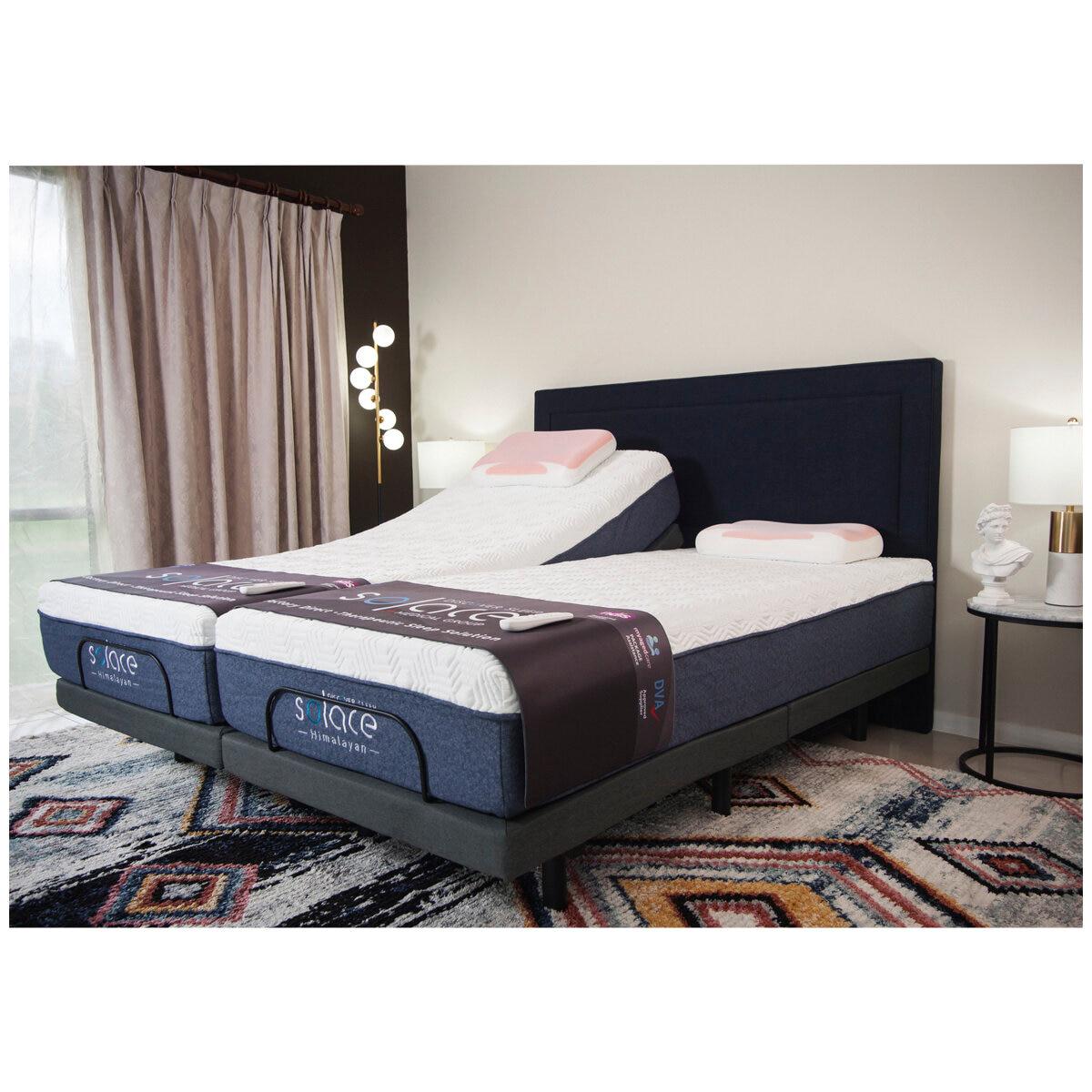 Solace Himalayan Mattress with Better Sleep Adjustable Base Split King
