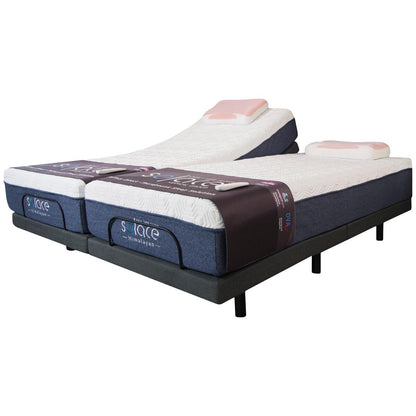 Solace Himalayan Mattress with Better Sleep Adjustable Base Split King