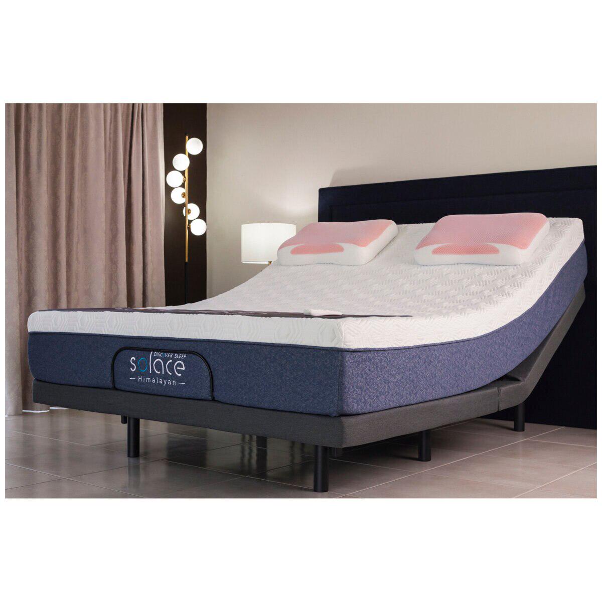 Solace Himalayan Mattress and Better Sleep Adjustable Base Queen