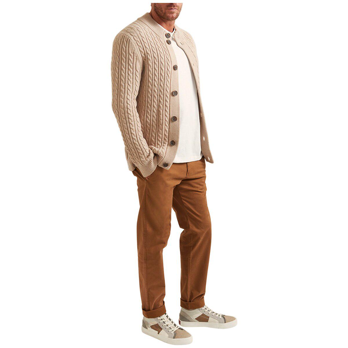 Sportscraft Men's Cardigan Oat