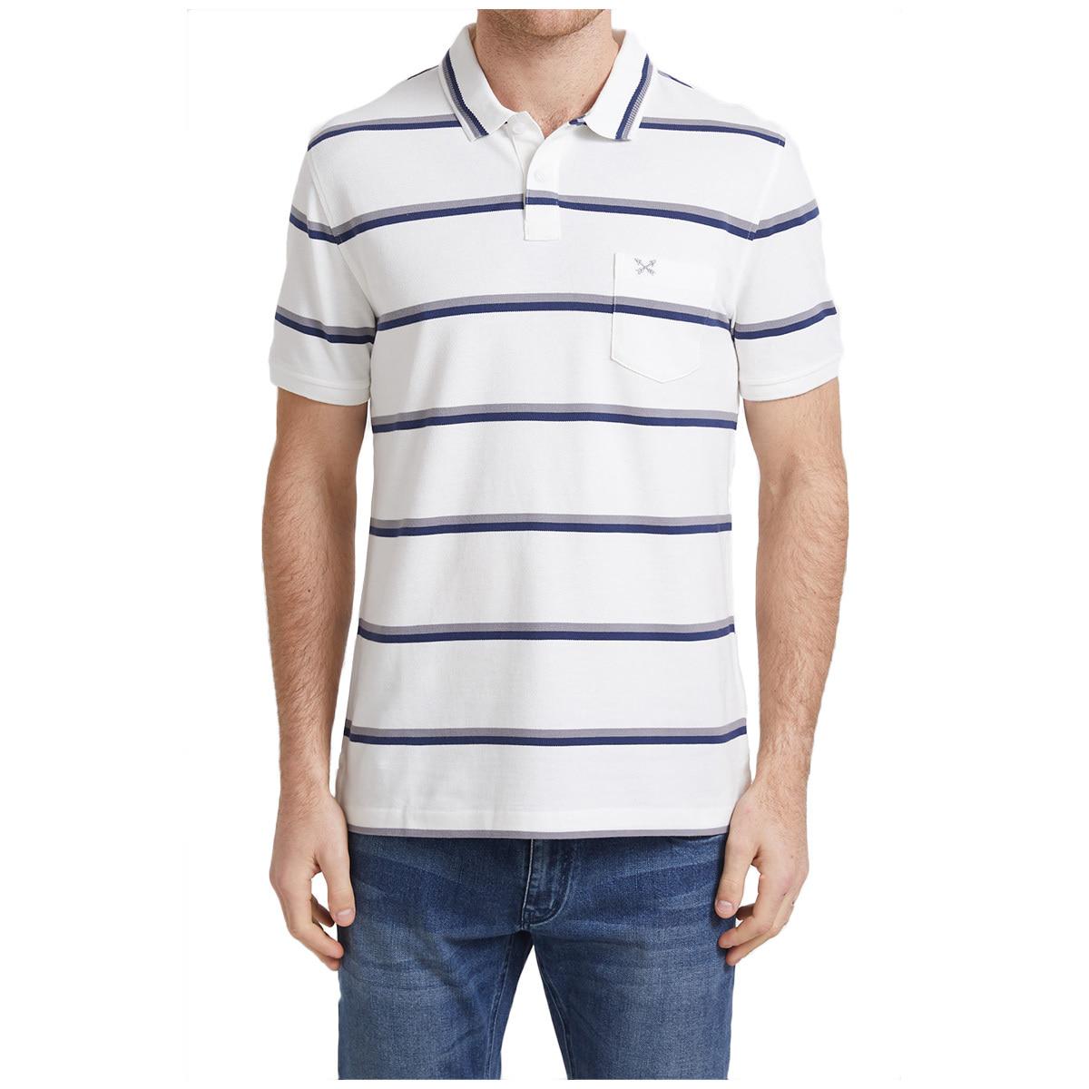 Sportscraft Men's Cotton Polo Shirt Indigo