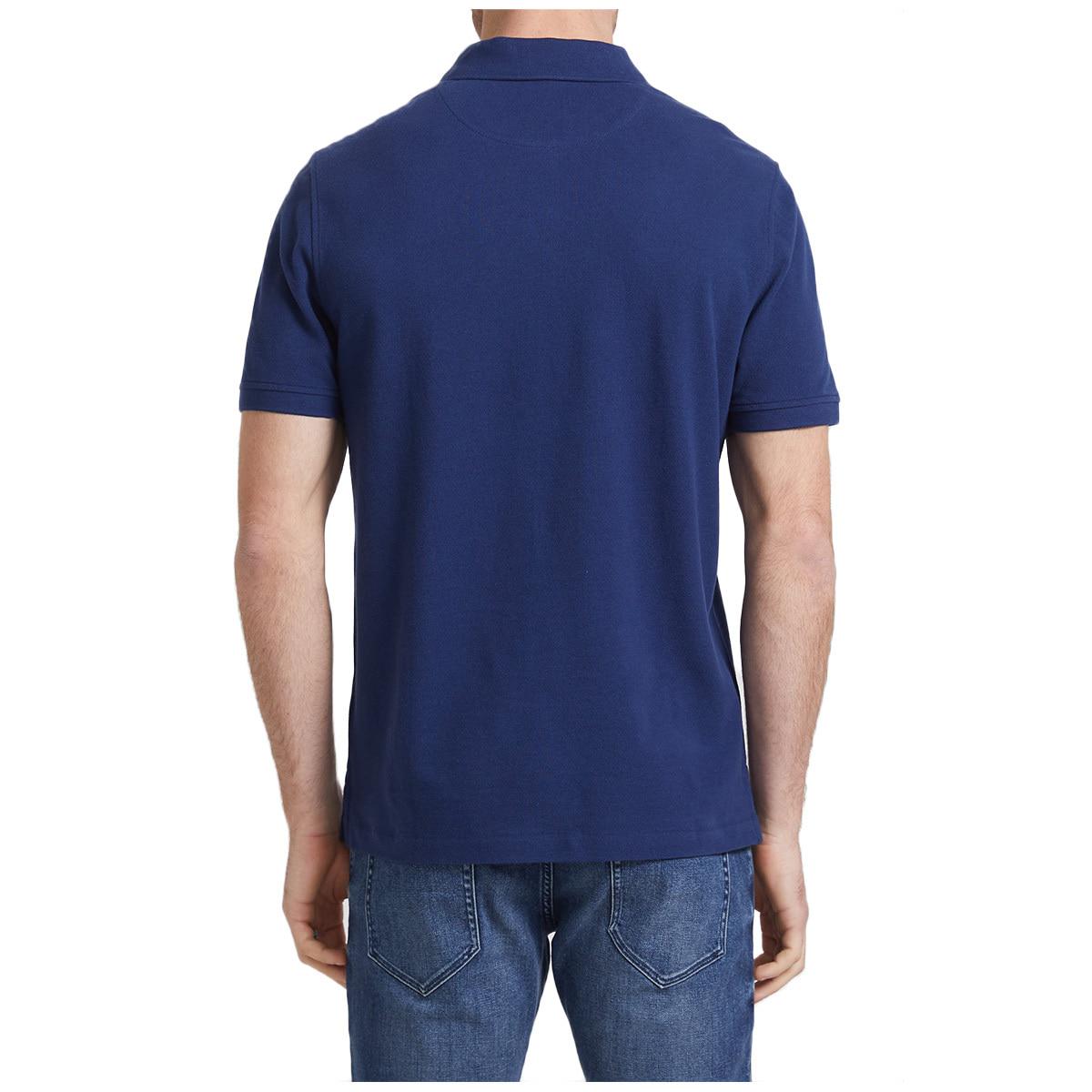 Sportscraft Men's Cotton Polo Shirt Indigo