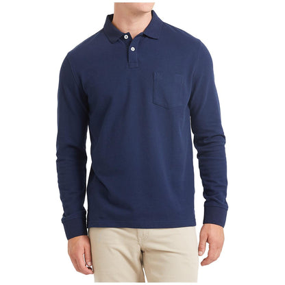 Sportscraft Men's Long Sleeve Polo Shirt Charcoal