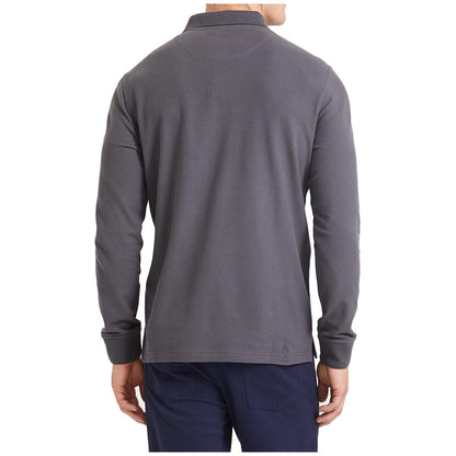 Sportscraft Men's Long Sleeve Polo Shirt Charcoal
