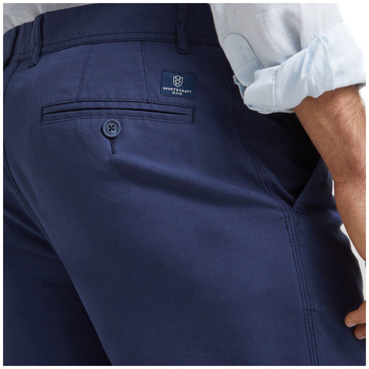 Sportscraft Men's Textured Shorts Ink