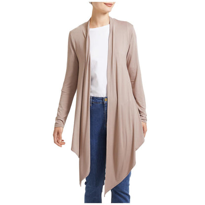 Sportscraft Women's Drape Cardigan Dark Grey