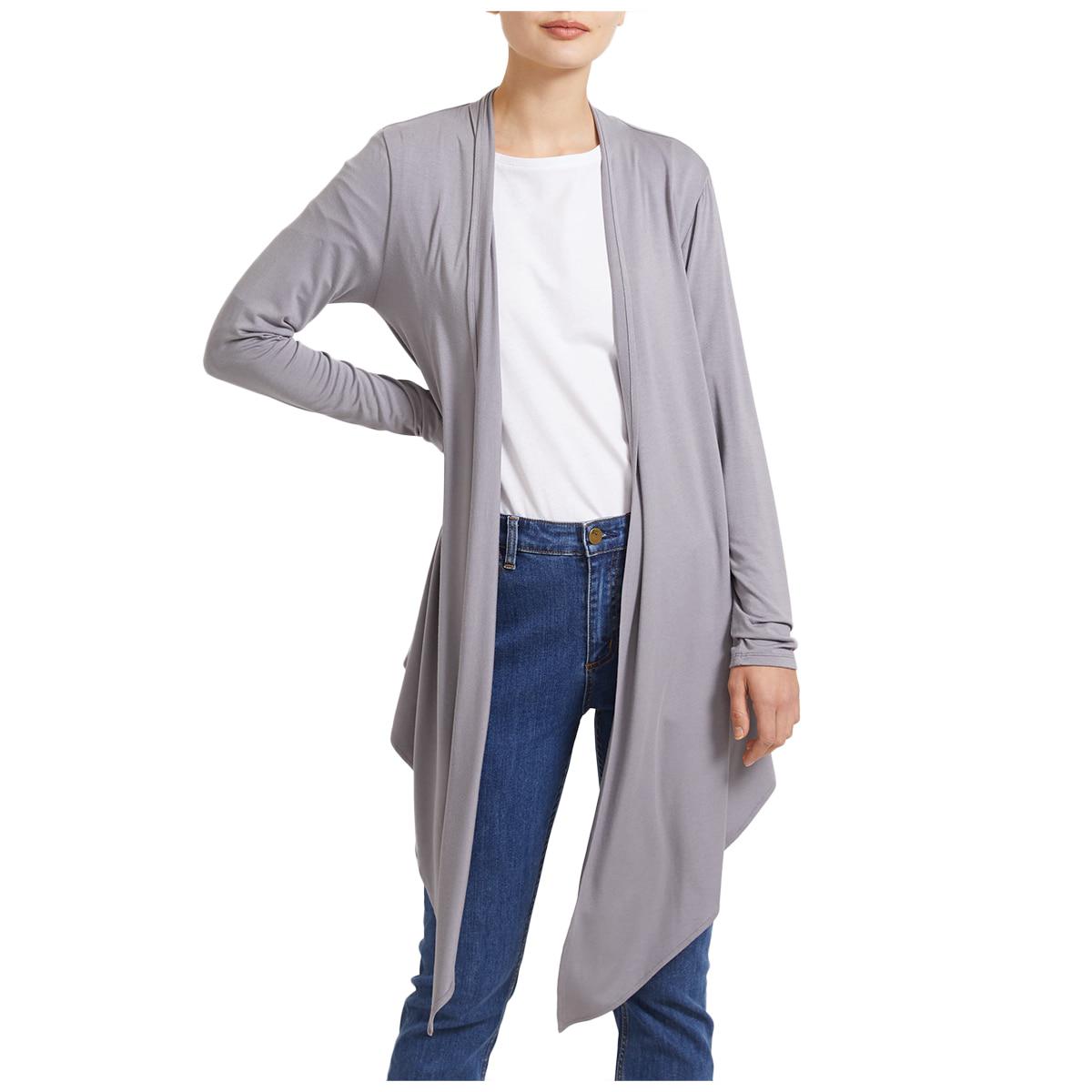 Sportscraft Women's Drape Cardigan Grey