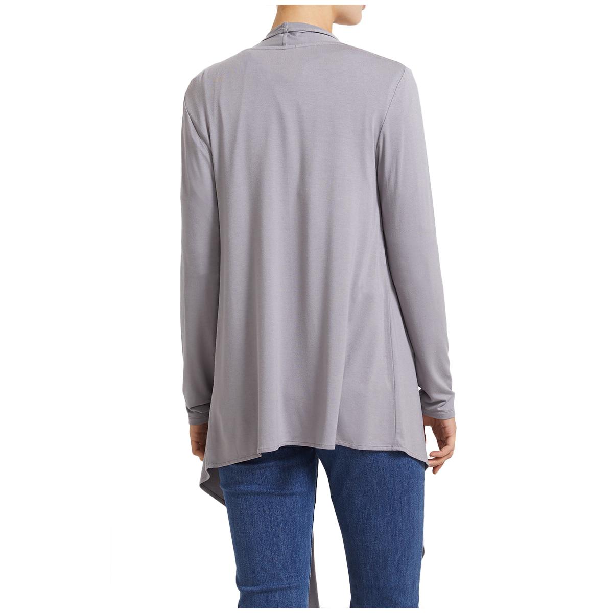 Sportscraft Women's Drape Cardigan Dark Grey